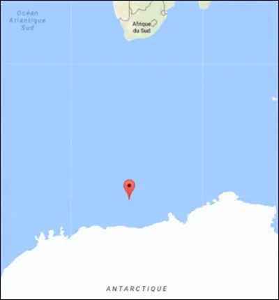 Quelle mer est représentée grâce au point rouge ?