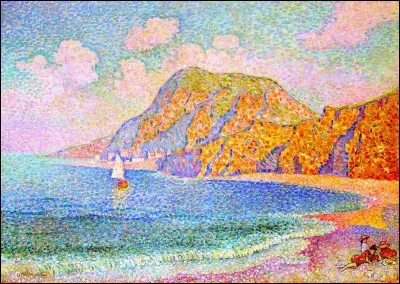Jolie oeuvre pointilliste du peintre :