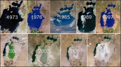 Un peu particulière, cette mer est en fait un lac salé ou plutôt ce qu'il en reste.