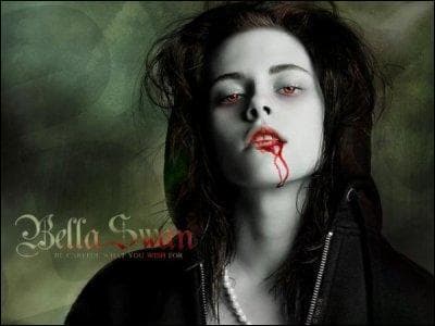 A quelle date bella devient-elle vampire ?