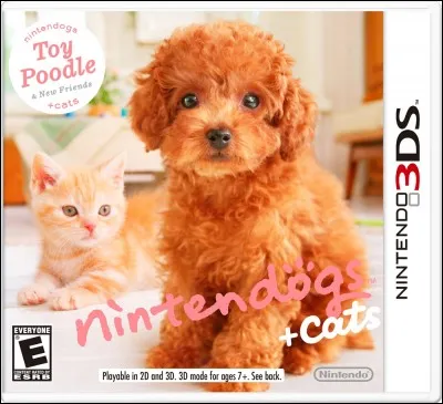 Dans "Nintendogs + Cats" sur DS (démo), on peut jouer :