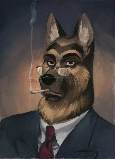 Comment s'appelle l'ami de Blacksad travaillant dans la police et incarné par un chien ?