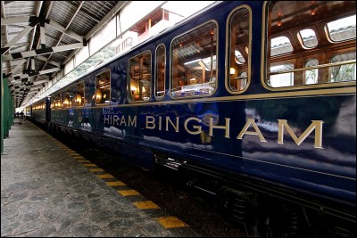 Dans quel pays circule ce célèbre train des Andes qui se nomme "Hiram Bingham"?