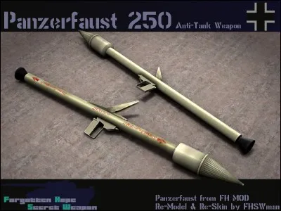Ceci est un Panzerfaust 250. Mais quel autre lance-roquettes inspira-t-il ?
