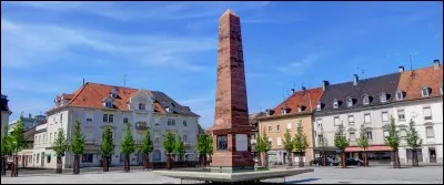 Commune du Haut-Rhin (68) de 7 000 habitants, dans l'agglom&eacute;ration de B&acirc;le, &agrave; la fronti&egrave;re &agrave; la fois de l'Allemagne et de la Suisse, le long du Rhin.