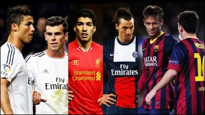 Qui sont ces joueurs dans l'ordre de gauche à droite ?