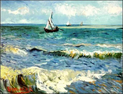 Par quel peintre, ayant vécu à Arles, a été représenté ce bateau aux Saintes Marie de la Mer ?