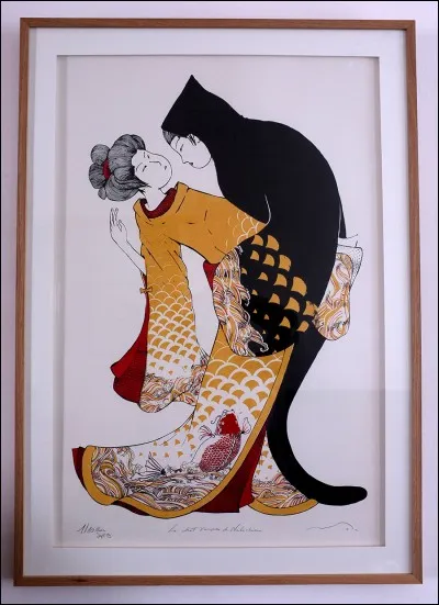 Comment s'appelle ce chat-vampire japonais, buveur de sang féminin ?