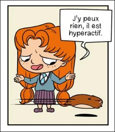 Comment s'appelle son grizzly qui en fait, est un hamster hyperactif ?