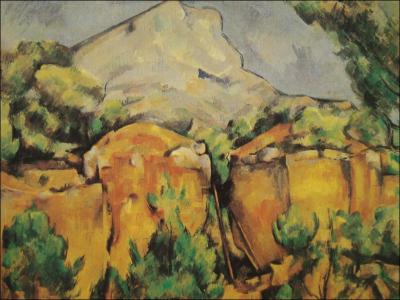 Qui a peint "La Montagne Sainte-Victoire vue de Bellevue" ?