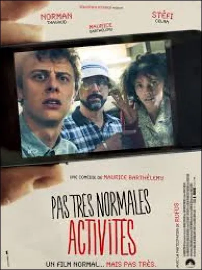Lequel de ses youtubeurs a joué dans le film "Pas très normales activités" ?