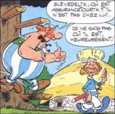 Dans quel album apparaît Elèvedelix ?