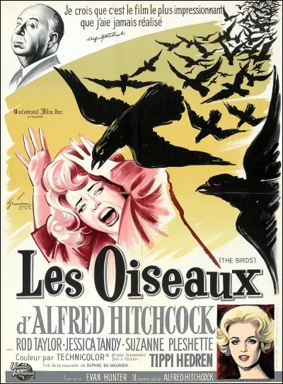 En quelle année est sorti le célèbre film "Les Oiseaux" de Alfred Hitchcock ?