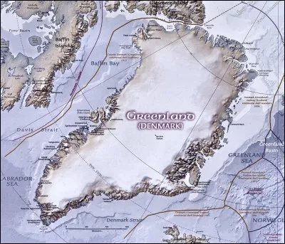 Le Groenland est la terre la plus au nord de la planète.