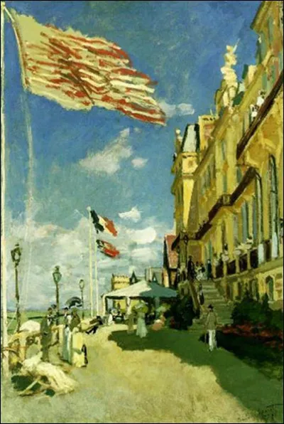 Qui a peint "Hotel des Roches Noires, Trouville" ?