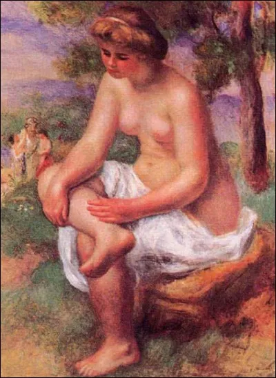 Qui a peint "Baigneuse blonde" ?