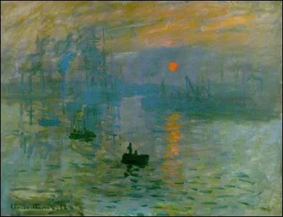 Qui a peint cette célèbre toile nommée "Impression soleil levant" ?