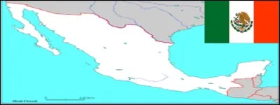 Laquelle de ces étendues d'eau ne borde pas le Mexique ?