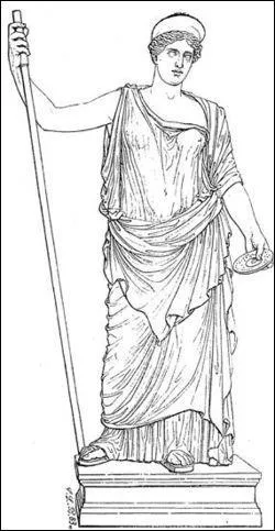 Elle est la reine des dieux et la reine du ciel.