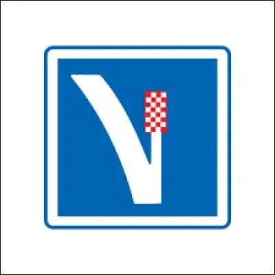 Que signifie ce panneau ?