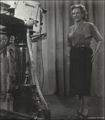 En 1951, quel est le nom de cette speakerine qui fut, à l'époque, la plus populaire ?