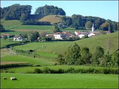 Village du Pays de Cize, dans les Pyrénées-Atlantiques, Lacarre se situe dans l'ancienne région ...