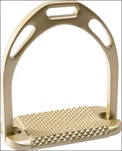 Assis sur la selle, nous mettons les pieds dans...