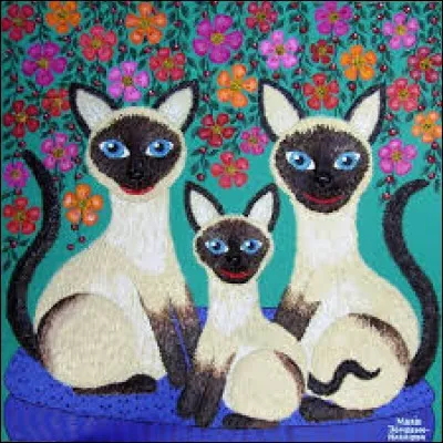 Quelle race de chats est repr&eacute;sent&eacute;e sur cette image na&iuml;ve ?