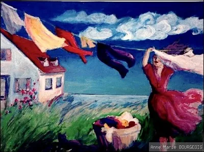 Qui chantait "Il y a du linge &eacute;tendu sur la terrasse, et c'est joli" ?