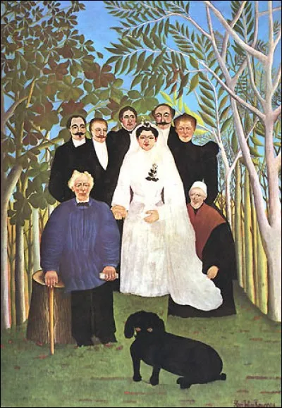 Quel peintre naïf a représenté "une noce à la campagne" ?