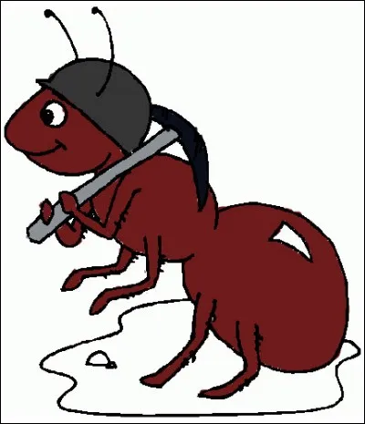 Léa s'est faite piquer par des fourmies rouges !