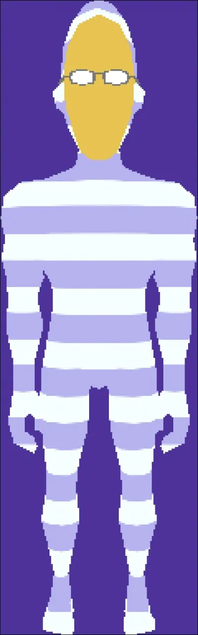 Quelle est l'utilité apparente de ce charmant géant aux goûts vestimentaires indiscutables ?