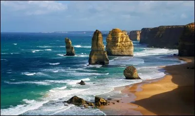Cette photo a été prise sur les côtes normandes :