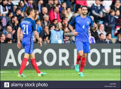 Combien Adil Rami a-t-il joué de matchs en équipe de France ? (19/07/2017)