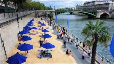 En quelle ann&eacute;e a &eacute;t&eacute; mis en place Paris Plages ?