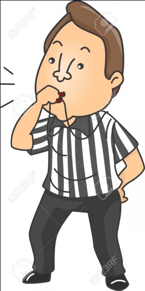 Loi 7 : Durée de la partie.L'arbitre siffle la fin de la 1re période d'un match de championnat quand un arbitre assistant lui fait remarquer qu'il reste 4 minutes à jouer. Que doit faire l'arbitre ?