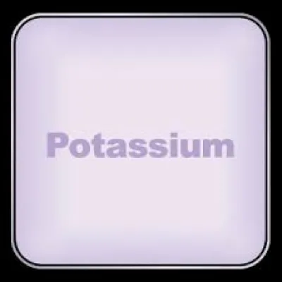 Quel est le symbole chimique du Potassium ?