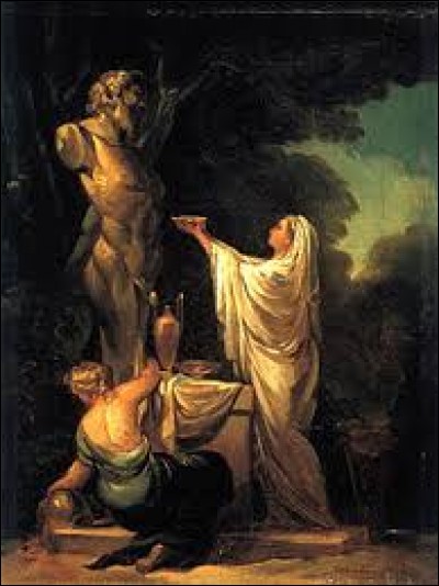 Qui a peint ce tableau intitulé "Le Sacrifice à Pan" ?