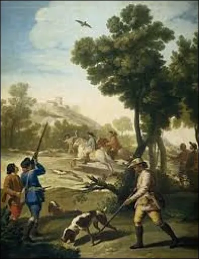 Ce tableau, intitulé "La Partie de chasse " a été peint par ...