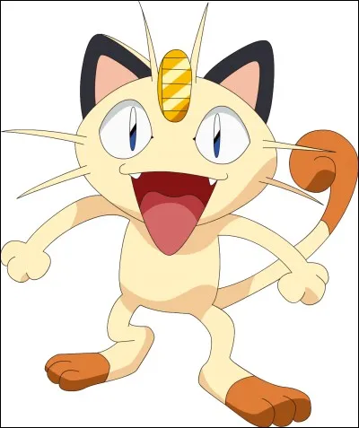 Quel est le nom de ce Pokémon chat ?