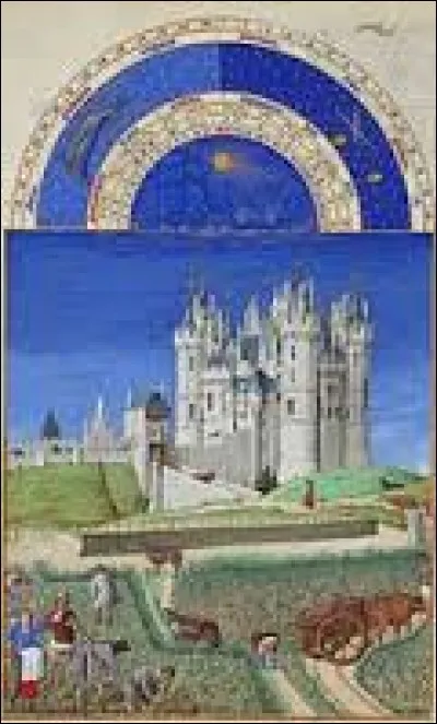 Vous avez sur cette image tirée "des Très Riches Heures du duc de Berry" le château de Saumur. Dans quel département se situe cette ville ?