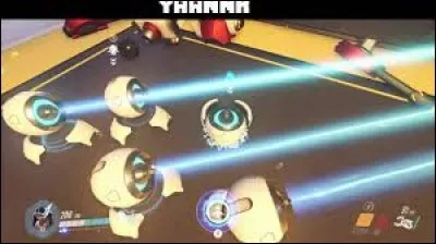 Quel personnage pose des tourelles laser ?