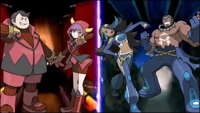 Comment s'appellent les deux teams de Saphir et Rubis ?