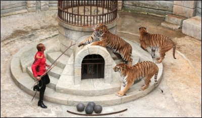 D'après la légende, cette femme aurait mangé 3 tigres.
