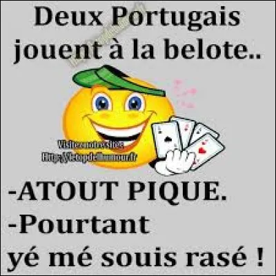 Comment s'appelle un Portugais qui se masturbe debout ?