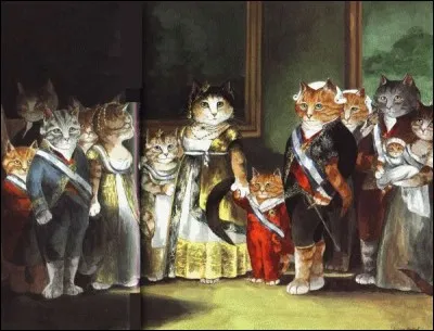 Combien vois-tu de chats sur la photo de la famille Pussy ?