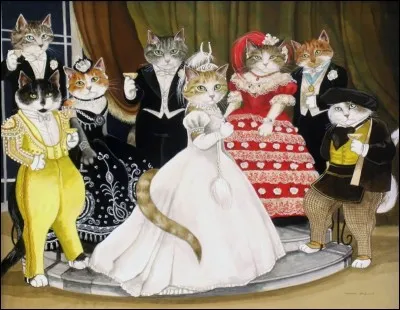 De quelles couleurs sont les robes des minettes ?