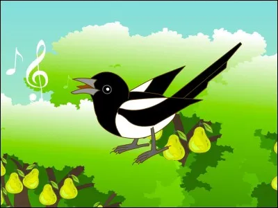 Marie bavarde trop, c'est une vraie pie.