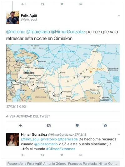 Quel est le record de froid, mesuré à Oïmiakon ?