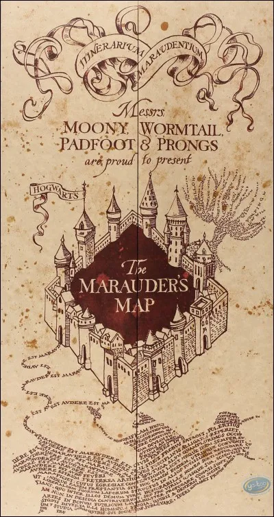 O&ugrave; trouve-t-on la carte du Maraudeur ?